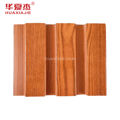 Umore rosso classico impermeabile dei grani del PVC Wpc di parete interna della decorazione di legno del pannello