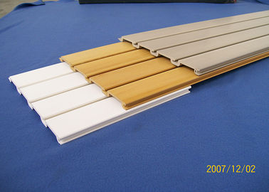 Pannelli del PVC Slatwall della prova dell'acqua per il sistema Panelings della parete del seminterrato del garage