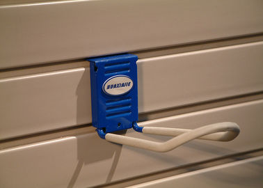 Pannelli lisci puliti facili del PVC Slatwall per i pannelli di parete scanalati dispositivo del deposito