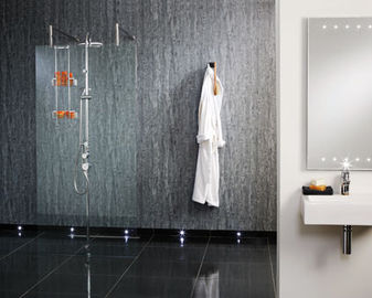 Pannelli di parete di collegamento della doccia interna decorativa del vinile del PVC