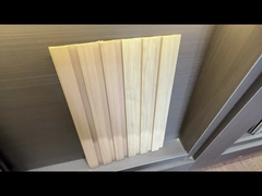 Pannello di parete composito resistente alle intemperie di WPC facile installare e 200sqm pulito MOQ