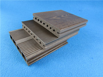 Decking composito di plastica di legno antisettico della piattaforma WPC per il pavimento esteriore