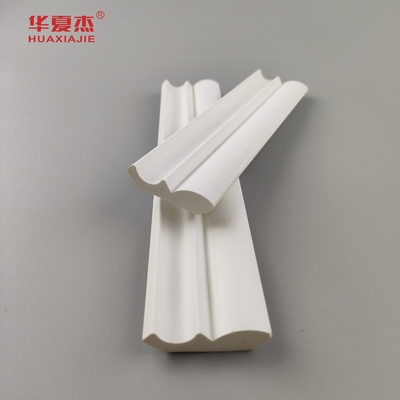 Di alta qualità 25/64 x1-39/64 corona pvc stampaggio bianco profilato in pvc impermeabile decorazione degli edifici interni