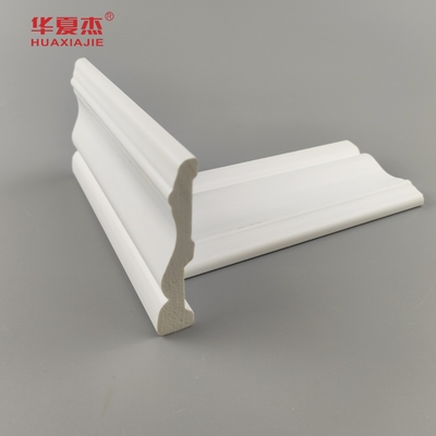 Nuovo prodotto 19/32 x 2-23/32 casing coloniale pvc rivestimento di fondo in bianco per decorazione di edifici