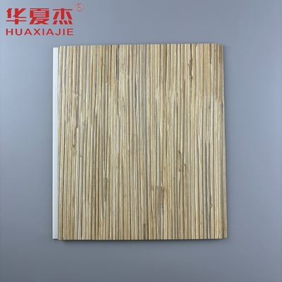 Moderno design Granelli di legno pannello di parete in PVC pannello di soffitto superficiale stratificato Decorazione per interni e esterni della casa