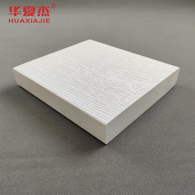 Modello di legno PVC planchetta colore bianco Pvc stampaggio per la decorazione degli edifici