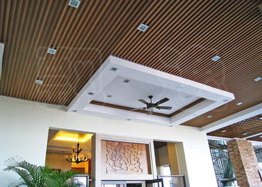 Pannelli per soffitti compositi di plastica di legno sospesi per l'ufficio/hotel