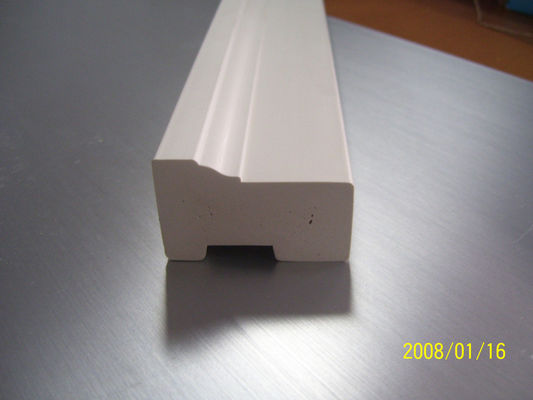 Prezzo buono Modanatura per telaio porta in composito legno-plastica in schiuma PVC decorativa a prova di tarme per interni Wpc Brick Mould In linea