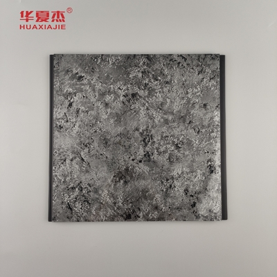 Prezzo buono Pannello nero ad alto lucido con sliver Halo Pattern Pannelli da parete in Pvc di lusso Design Pannello in Pvc per la decorazione della casa in linea