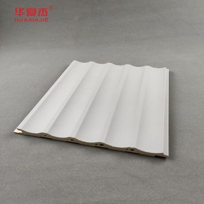 Prezzo buono Pannello murale grigio per decorazione interna in composito legno-plastica WPC, materiale durevole in linea