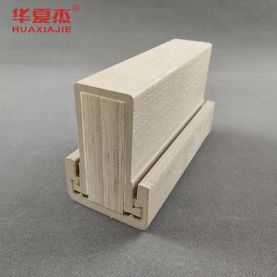 Prezzo buono Prodotto all'ingrosso nuovo wpc mullpost LVL rinforzo wpc cornice porta pvc giardino di porta decorazione edilizia in linea