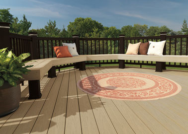 Prezzo buono Decking composito impermeabile della quercia WPC riciclabile con le piattaforme della coestrusione in linea