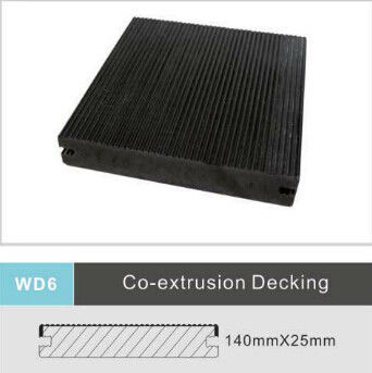 Prezzo buono Il Decking di plastica della coestrusione del terrazzo del PVC si imbarca su impermeabile con la scanalatura in linea