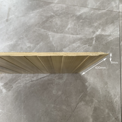 Pannello di parete moderno di Wpc del laminato plastico impermeabile per la decorazione interna