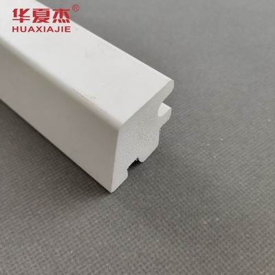 Inscatoli il modanatura d'imballaggio della disposizione del PVC per il davanzale dell'interno che fiuta il vinile bianco 7ft