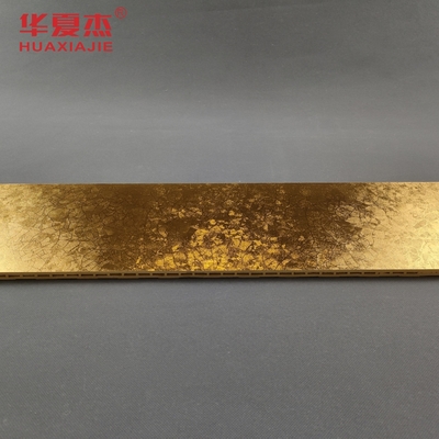 Processo di gallaggio pannello da parete in WPC superficie liscia 600 mm x 9 mm pannello decorativo