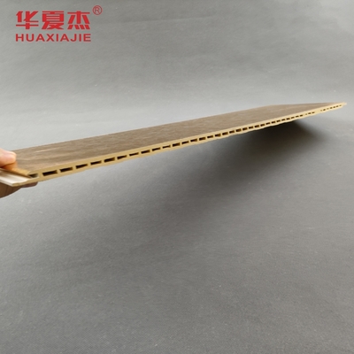 Processo di gallaggio pannello da parete in WPC superficie liscia 600 mm x 9 mm pannello decorativo