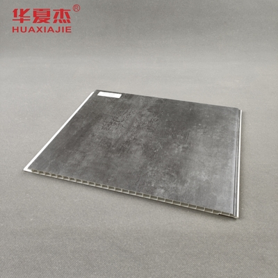 Pannelli di PVC per pareti in marmo grigio, interni e soffitti in PVC per la decorazione degli edifici