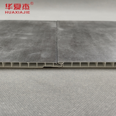 Pannelli di PVC per pareti in marmo grigio, interni e soffitti in PVC per la decorazione degli edifici