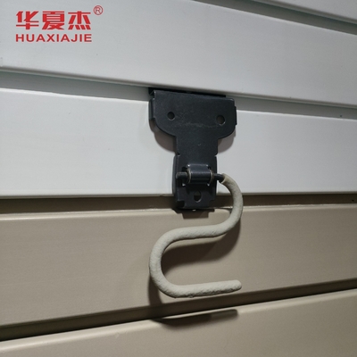 Facile da installare PVC Slat pannello di parete ganci pannello di garage Cornice di parete impermeabile per la decorazione
