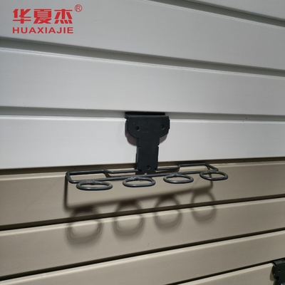 Facile da installare PVC Slat pannello di parete ganci pannello di garage Cornice di parete impermeabile per la decorazione