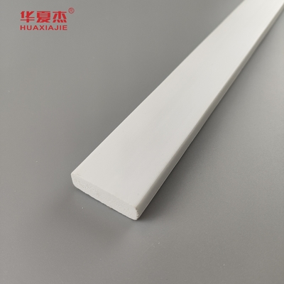 prezzo di vendita all'ingrosso 3/8 x 1-1/4 porta fermo pvc modellazione decorativa profilo interno tavola bianca