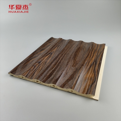 Prezzo all'ingrosso di fabbrica Granelli di legno pannello da parete Wpc a piombo Decorazione interna domestica