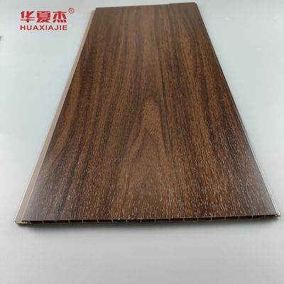 Pannelli per soffitti decorativi laminati di legno, rivestimento murale riciclabile del PVC 250*8mm