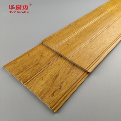 Natura Legno Wpc Wainscoting pannelli impermeabile Wpc pannello da parete Wainscot per la decorazione del bagno