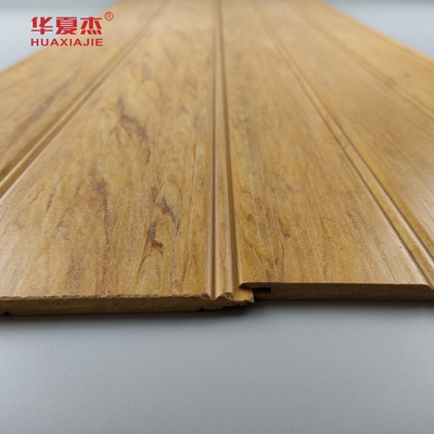 Natura Legno Wpc Wainscoting pannelli impermeabile Wpc pannello da parete Wainscot per la decorazione del bagno