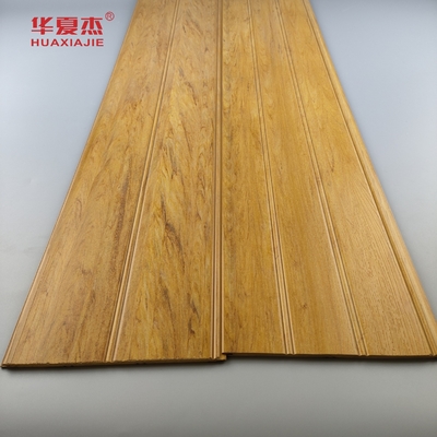 Natura Legno Wpc Wainscoting pannelli impermeabile Wpc pannello da parete Wainscot per la decorazione del bagno