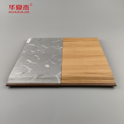 2024 New Design Sliver Luxury Pattern / Nature Woodgrain Wpc Panels per la decorazione delle pareti