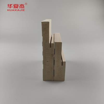 Modello in legno impermeabile 6-9/16' Wpc Porta Giambetta 4-9/16' Wpc Porta Cornice Edificio Decorazione