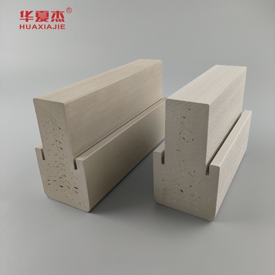 Facile da pulire Wpc 4.9/16 Mullpost Graini lisci o di legno Wpc Cornice della porta per la decorazione della porta