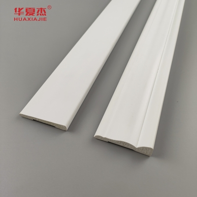 Modanature decorativi del PVC del giro quarto, modanatura decorativo riciclabile per le pareti