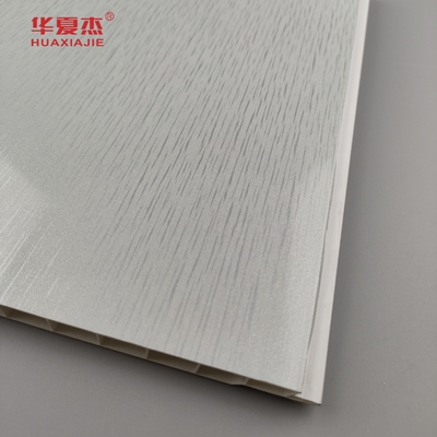 Moderno Disegno Argento Colore PVC soffitto e pannelli di parete resistente all'umidità Pareti pannelli di PVC Decorazione edilizia
