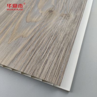Fabbrica vendita diretta pannello di parete in Pvc legno stratificato grani di legno Pvc decorazione pannello di soffitto residenziale / ufficio
