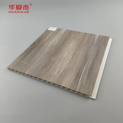 Fabbrica vendita diretta pannello di parete in Pvc legno stratificato grani di legno Pvc decorazione pannello di soffitto residenziale / ufficio
