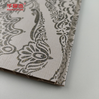 Disegno di lusso pannello di parete in Pvc stratificato con 60% di PVC contenuto anti graffi pannello di decorazione in Pvc per parete