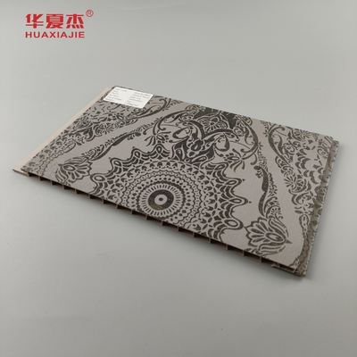 Disegno di lusso pannello di parete in Pvc stratificato con 60% di PVC contenuto anti graffi pannello di decorazione in Pvc per parete