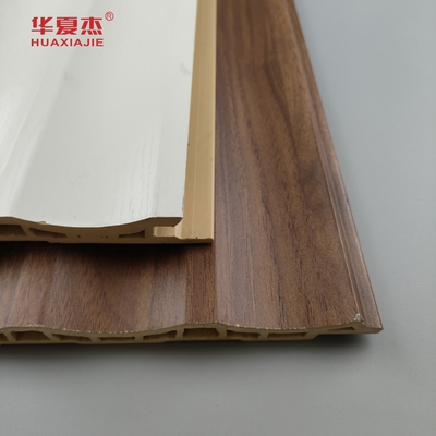 Pannello Wpc per pareti laminato Pannello Pvc a piombo Pannello Wpc bianco di legno di grano Decorazione per la casa / ufficio