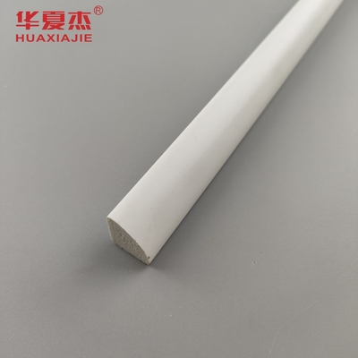 Vendita calda Pvc Moulding 1/2'' Quarter Round White Vinyl 12' Profil impermeabile Pvc Decorazione d'interni