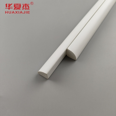 Vendita calda Pvc Moulding 1/2'' Quarter Round White Vinyl 12' Profil impermeabile Pvc Decorazione d'interni