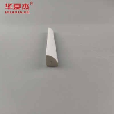 Vendita calda Pvc Moulding 1/2'' Quarter Round White Vinyl 12' Profil impermeabile Pvc Decorazione d'interni