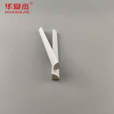 Vendita calda Pvc Moulding 1/2'' Quarter Round White Vinyl 12' Profil impermeabile Pvc Decorazione d'interni