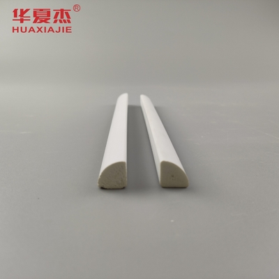 Vendita calda Pvc Moulding 1/2'' Quarter Round White Vinyl 12' Profil impermeabile Pvc Decorazione d'interni