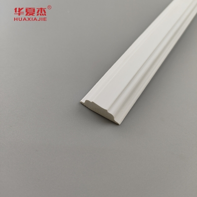 Moderno disegno rivestimento di separazione vinile bianco 12' pvc stampo 22x6mm pvc schiuma rivestimento e profilo