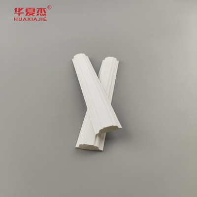 Moderno disegno rivestimento di separazione vinile bianco 12' pvc stampo 22x6mm pvc schiuma rivestimento e profilo