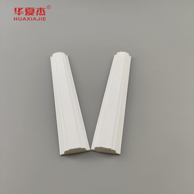 Moderno disegno rivestimento di separazione vinile bianco 12' pvc stampo 22x6mm pvc schiuma rivestimento e profilo