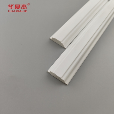 Moderno disegno rivestimento di separazione vinile bianco 12' pvc stampo 22x6mm pvc schiuma rivestimento e profilo